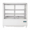 White Countertop Refrigerated Display - 2 Shelves - 100 L - Polar