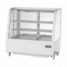 White Countertop Refrigerated Display - 2 Shelves - 100 L - Polar