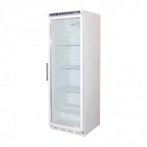 White 400 L Positive Refrigerated Display Case - Polar - Fourniresto