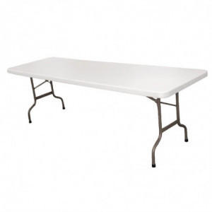 Table Pliable Au Centre Blanche 2430 Mm - Bolero - Fourniresto