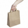 Large Brown Recyclable Paper Bag 305 x 254 mm - Pack of 250 - Fiesta Green - Fourniresto