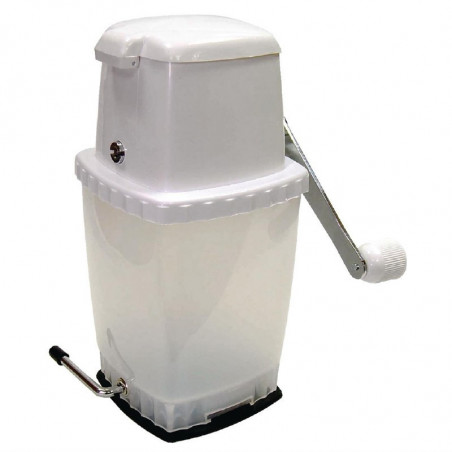 Manual White Ice Crusher - FourniResto - Fourniresto