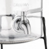 Glass Retro Water Dispenser with 8.5 L Base - Olympia - Fourniresto