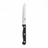 Rounded Black Steak Knives - Set of 12 - Olympia - Fourniresto