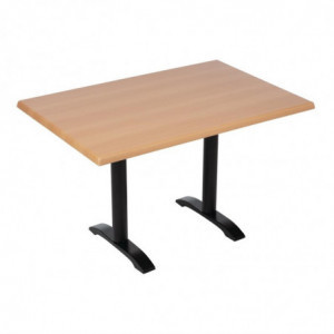 Plateau de Table Rectangulaire Pré Percé Hêtre - Bolero - Fourniresto