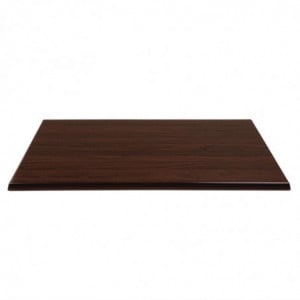 Plateau de Table Rectangulaire Pré Percé Marron Foncé - Bolero - Fourniresto