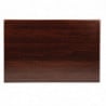 Plateau de Table Rectangulaire Pré Percé Marron Foncé - Bolero - Fourniresto