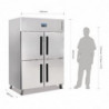 Negative Refrigerated Cabinet 2 Doors GN 2/1 Series G 600 L - Polar - Fourniresto