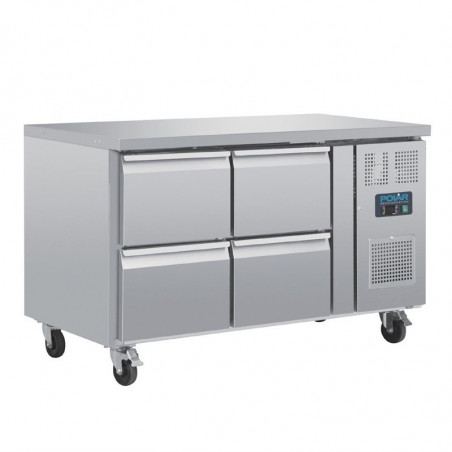 Refrigerated Table GN 1/1 Ventilated 4 Drawers Series U 314L - Polar - Fourniresto