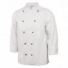 Veste De Cuisine Mixte Chicago Manches Longues Blanche Taille L - Whites Chefs Clothing - Fourniresto