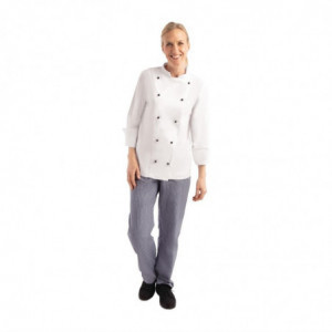 Kuchynský odev Chicago s dlhými rukávmi biela veľkosť XL - Whites Chefs Clothing - Fourniresto