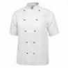 Veste De Cuisine Mixte Chicago Manches Courtes Blanche Taille S - Whites Chefs Clothing - Fourniresto