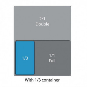 Hermetický vek Polypropylén - GN 1/2 - Cambro - Fourniresto