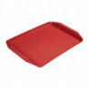 Rectangular Polypropylene Fast Food Tray Red 410mm - Cambro - Fourniresto