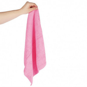 Microfiber Cloths Pink - Pack of 5 - Jantex