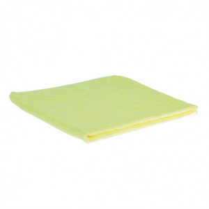 Chiffons Microfibres Jaunes - Lot de 5 - Jantex