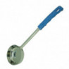 Blue Stainless Steel Full Ladle - 237ml - FourniResto