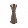 Conical Titanium Grey Bar Measure 25 and 50 ml - Olympia - Fourniresto