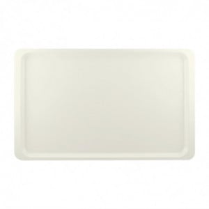 Plateau de service en polyester GN1/1 530x325mm Blanc perle - Roltex - Fourniresto