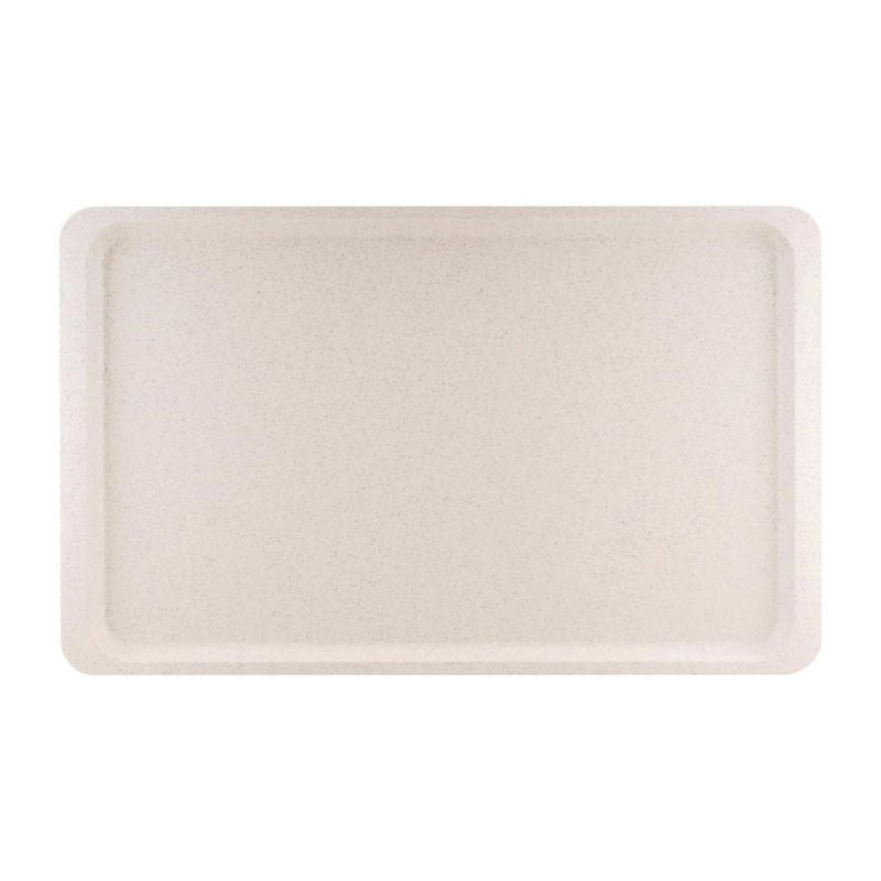 Polyester GN1/1 530x325mm Gray Service Tray - Roltex - Fourniresto