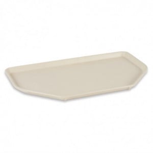 Plateau de Service en Polyester Trapèze 500x325mm Beige - Roltex - Fourniresto