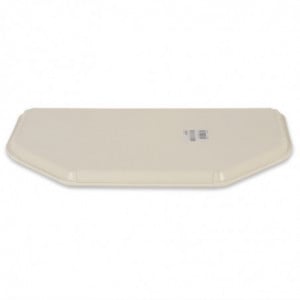 Tray in Trapezoid Polyester 500x325mm Beige - Roltex - Fourniresto