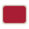 Standard Polyester Service Tray 470x360mm Red - Roltex - Fourniresto