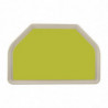 Tray in Trapezoid Polyester GN 500x325mm Green - Roltex - Fourniresto