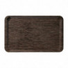 Melamine GN1/1 530x325mm Service Tray Wenge - Roltex - Fourniresto