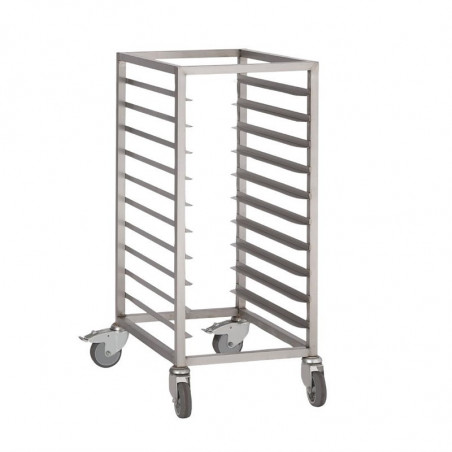 Chariot À Glissières en Inox GN 1/1-10 Niveaux - Gastro M