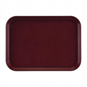 Plateau Rectangulaire Antidérapant en Fibre de Verre EpicTread Bordeaux 350mm - Cambro - Fourniresto