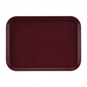 Plateau Rectangulaire Antidérapant en Fibre de Verre EpicTread Bordeaux 350mm - Cambro - Fourniresto