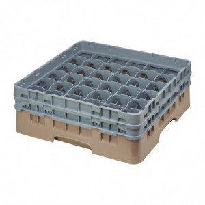 Regál na poháre 36 oddelení Camrack Beige - Š 500 x H 500mm - Cambro