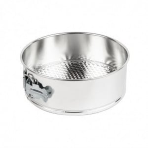 Moule Rond À Charnière en Fer Blanc - Ø 220mm - Vogue