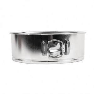 Moule Rond À Charnière en Fer Blanc - Ø 220mm - Vogue