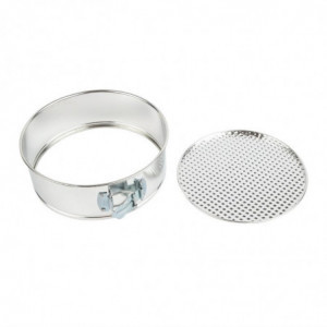 Moule Rond À Charnière en Fer Blanc - Ø 220mm - Vogue