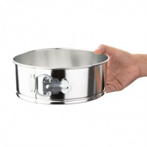 Moule Rond À Charnière en Fer Blanc - Ø 220mm - Vogue