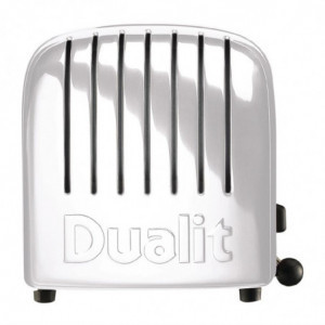 4-Slice White Toaster - 130 Slices/h - Dualit