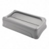 Grey Swinging Lid for Various Plastic Waste - Rubbermaid