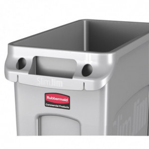 Slim Jim Gray Container - 87L - Rubbermaid