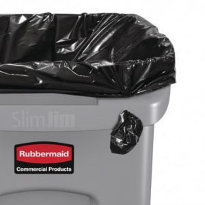 Slim Jim Gray Container - 87L - Rubbermaid