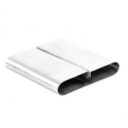 A5 Stainless Steel Menu Holder - Olympia - Fourniresto