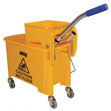 Seau Essoreur Jaune - 20 L - Jantex - Fourniresto