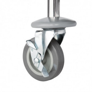 Petit Chariot De Débarrassage En Inox - 2 Niveaux - L 710 x P 405mm - Vogue