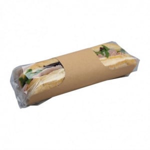 Recyclable Kraft Baguette Bags Clasp Clip - Pack of 500 - Colpac