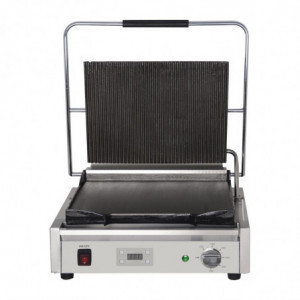 Grand Grill De Contact Simple Rainuré et Lisse - Buffalo