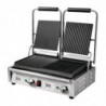 Dvojitý kontaktný gril s hladkou ľavou stranou a vrúbkovanou pravou stranou - Buffalo