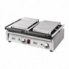 Dvojitý kontaktný gril s hladkou ľavou stranou a vrúbkovanou pravou stranou - Buffalo