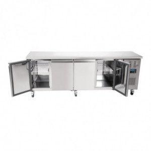 Refrigerated Positive Table 4 Doors Series U - 449L - Polar - Fourniresto