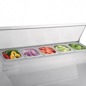 Refrigerated Preparation Counter for Pizzas and Salads Series G - 254L - Polar - Fourniresto